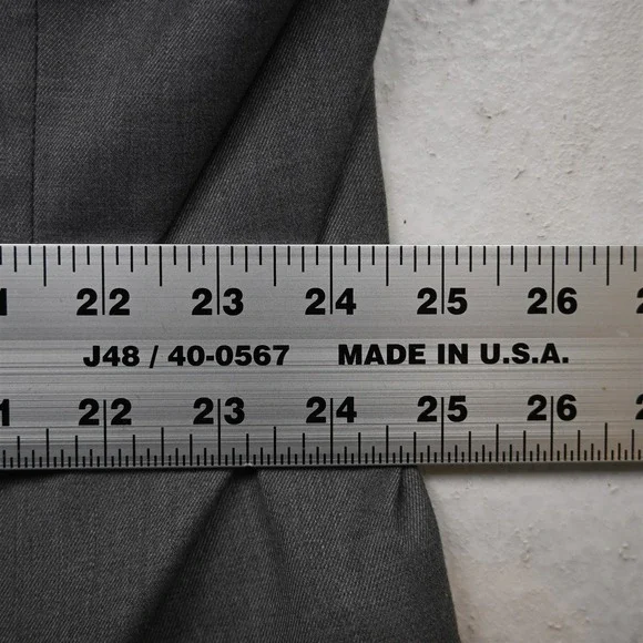 Joseph Abboud 52L Gray Mens Blazer Suit Jacket Sport Coat - Picture 8 of 12